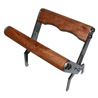 Profi frame grip with wooden handle